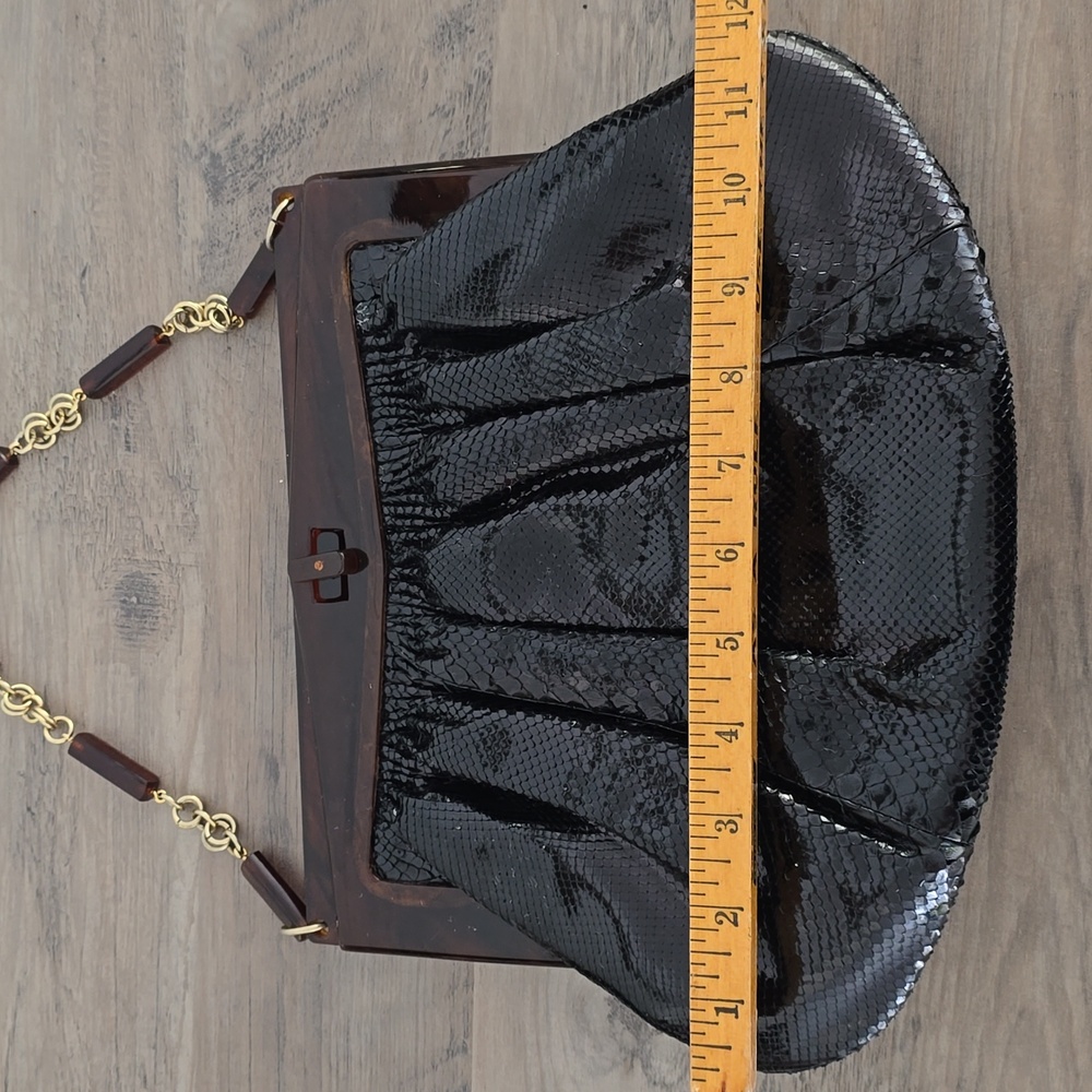 Colombetti Milano Vintage Snake Skin Purse Retro - Picture 11 of 13